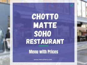Chotto Matte Soho Restaurant