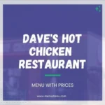 Dave's Hot Chicken Menu