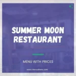 Summer Moon Menu in Dallas