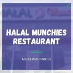 Halal Munchies Menu With Prices