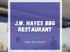 J.W. Hayes BBQ Menu With Prices
