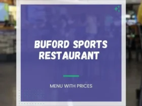 Buford Sports Cafe Menu in Lancaster, SC