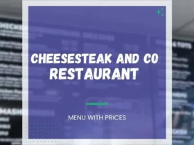 Cheesesteak and Co Menu With Prices
