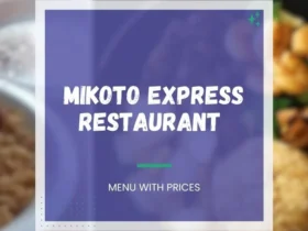 Mikoto Express Menu With Prices