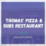 Thomas Pizza & Subs Menu in Lumberton, NC