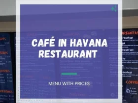 Café in Havana Menu in Port St. Lucie