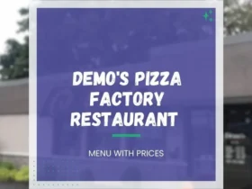 Demo's Pizza Factory Menu in Warwick