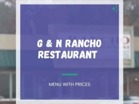 G & N Rancho Menu in Archdale, NC