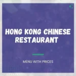 Hong Kong Chinese Restaurant Menu Spring TX with Prices