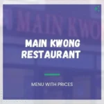 Main Kwong Menu in Charleston WV