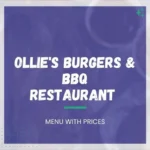Ollie's Burgers & BBQ Menu With Prices