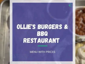 Ollie's Burgers & BBQ Menu With Prices