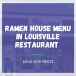 Ramen House Menu With Prices
