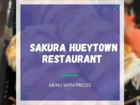 Sakura Hueytown Menu With Prices