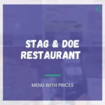 Stag & Doe Menu in China Grove