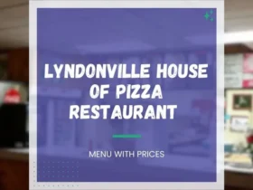 Lyndonville House of Pizza Menu With Prices